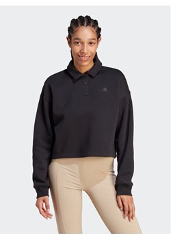 adidas Bluza All SZN Fleece Graphic IL1514 Czarny Loose Fit ze sklepu MODIVO w kategorii Bluzy damskie - zdjęcie 182697843