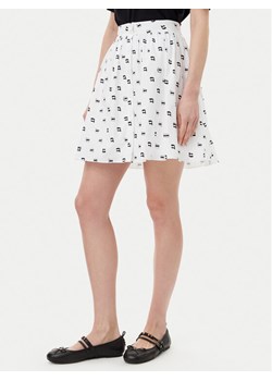 KARL LAGERFELD Spódnica trapezowa A2W12029 Biały Regular Fit ze sklepu MODIVO w kategorii Spódnice - zdjęcie 182697931