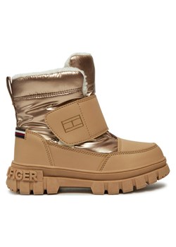 Tommy Hilfiger Śniegowce Fur Boot T1A5-33605-1695 S Beżowy - id: 0000304427541 - marki Tommy Hilfiger - 182697932 Tommy Hilfiger Śniegowce Fur Boot T1A5-33605-1695 S Beżowy ze sklepu MODIVO w kategorii Buty zimowe dziecięce - zdjęcie 182697932