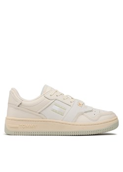 Tommy Jeans Sneakersy Basket Cupsole EM0EM01194 Écru ze sklepu MODIVO w kategorii Buty sportowe męskie - zdjęcie 182697934