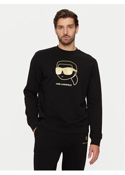 KARL LAGERFELD Bluza 705462 551900 Czarny Regular Fit ze sklepu MODIVO w kategorii Bluzy męskie - zdjęcie 182698002