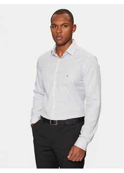 Calvin Klein Koszula K10K113865 Biały Slim Fit ze sklepu MODIVO w kategorii Koszule męskie - zdjęcie 182698010