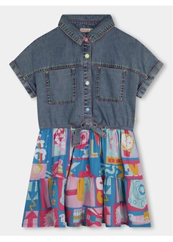 Billieblush Sukienka jeansowa U20181 Kolorowy Regular Fit ze sklepu MODIVO w kategorii Sukienki dziewczęce - zdjęcie 182698011