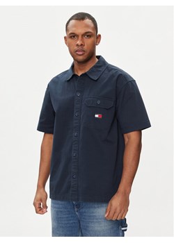 Tommy Jeans Koszula Essential DM0DM18969 Granatowy Regular Fit ze sklepu MODIVO w kategorii Koszule męskie - zdjęcie 182698053