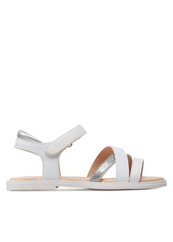 Geox Sandały J Sandal Karly Girl J5235D00254C1000 S Biały ze sklepu MODIVO w kategorii Sandały dziecięce - zdjęcie 182698102