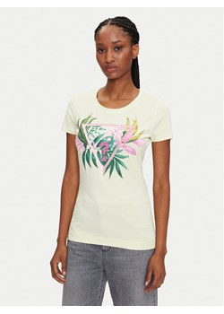 Guess T-Shirt W5GI07 J1314 Żółty Regular Fit ze sklepu MODIVO w kategorii Bluzki damskie - zdjęcie 182698153