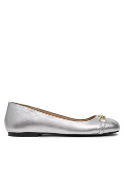 LOVE MOSCHINO Baleriny JA11011G1MIF090B Srebrny ze sklepu MODIVO w kategorii Balerinki - zdjęcie 182698282