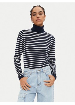 Tommy Jeans Golf Essential DW0DW19686 Granatowy Regular Fit ze sklepu MODIVO w kategorii Swetry damskie - zdjęcie 182698300