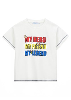 Original Marines T-Shirt DFP2077CM Biały Regular Fit ze sklepu MODIVO w kategorii T-shirty chłopięce - zdjęcie 182698331