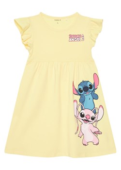 NAME IT Sukienka codzienna 13242968 Żółty Regular Fit ze sklepu MODIVO w kategorii Sukienki dziewczęce - zdjęcie 182698334