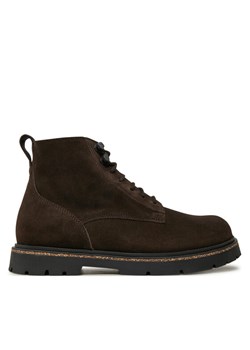 Birkenstock Trzewiki Highwood Lace Mid M Leve 1028931 Brązowy ze sklepu MODIVO w kategorii Buty zimowe męskie - zdjęcie 182698340