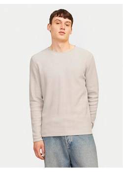 Jack&Jones Sweter Cooper 12258407 Beżowy Regular Fit ze sklepu MODIVO w kategorii Swetry męskie - zdjęcie 182698543
