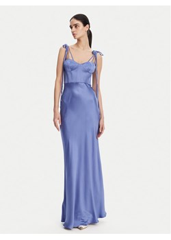 PINKO Sukienka wieczorowa 104996 A2GZ Niebieski Regular Fit ze sklepu MODIVO w kategorii Sukienki - zdjęcie 182698632