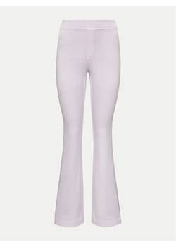 Deha Spodnie materiałowe D02557 Fioletowy Slim Fit ze sklepu MODIVO w kategorii Spodnie damskie - zdjęcie 182698634
