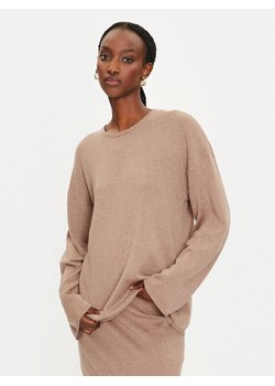 Replay Sweter DK3310.000.G23714 Beżowy Regular Fit ze sklepu MODIVO w kategorii Swetry damskie - zdjęcie 182698664