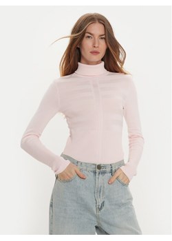 Morgan Golf 132-MENTOS.M Różowy Slim Fit ze sklepu MODIVO w kategorii Swetry damskie - zdjęcie 182698771