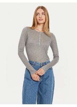 Marc O'Polo Bluzka 408 2028 52447 Szary Slim Fit ze sklepu MODIVO w kategorii Bluzki damskie - zdjęcie 182698791