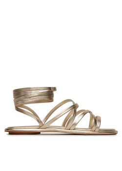 Weekend Max Mara Sandały 2515521095600 Złoty ze sklepu MODIVO w kategorii Sandały damskie - zdjęcie 182698914