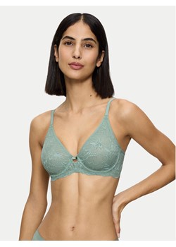 Triumph Biustonosz z fiszbiną Amourette Charm 10214458 Zielony ze sklepu MODIVO w kategorii Biustonosze - zdjęcie 182698923