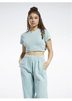 Reebok T-Shirt Classics Natural Dye Cropped Fitted T-Shirt HK4968 Szary ze sklepu MODIVO w kategorii Bluzki damskie - zdjęcie 182698961