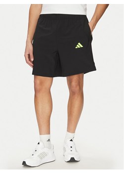 adidas Szorty sportowe Tech JM6252 Czarny Regular Fit ze sklepu MODIVO w kategorii Spodenki męskie - zdjęcie 182699064