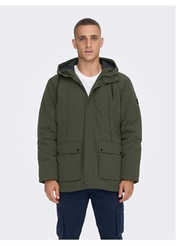 Only & Sons Kurtka zimowa 22022654 Szary Regular Fit ze sklepu MODIVO w kategorii Kurtki męskie - zdjęcie 182699104