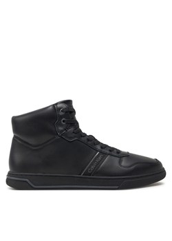 Calvin Klein Sneakersy High Top Lace Up Logo HM0HM01492 Czarny ze sklepu MODIVO w kategorii Buty sportowe męskie - zdjęcie 182699160
