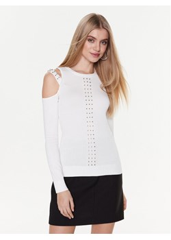 Liu Jo Sport Bluzka TA3056 MS49I Biały Slim Fit ze sklepu MODIVO w kategorii Bluzki damskie - zdjęcie 182699233