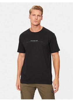 Calvin Klein Jeans T-Shirt Minimal Logo J30J327075 Czarny Regular Fit ze sklepu MODIVO w kategorii T-shirty męskie - zdjęcie 182699273
