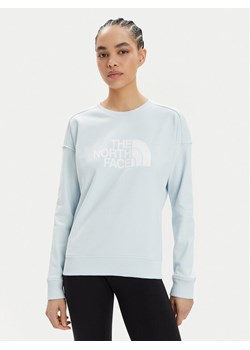 The North Face Bluza Drew Peak Crew NF0A3S4G Błękitny Regular Fit ze sklepu MODIVO w kategorii Bluzy damskie - zdjęcie 182699404