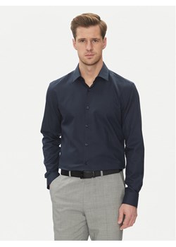 HUGO Koszula Kenno 50539707 Granatowy Slim Fit ze sklepu MODIVO w kategorii Koszule męskie - zdjęcie 182699461