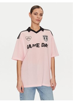 HUGO T-Shirt 50537456 Różowy Relaxed Fit ze sklepu MODIVO w kategorii Bluzki damskie - zdjęcie 182699623