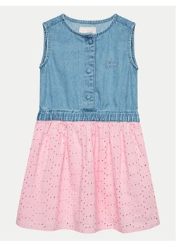 Guess Sukienka codzienna K4GK19 D5BQ0 Kolorowy Regular Fit ze sklepu MODIVO w kategorii Sukienki dziewczęce - zdjęcie 182699643