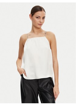 HUGO Top Cebena 50536436 Biały Regular Fit ze sklepu MODIVO w kategorii Bluzki damskie - zdjęcie 182699874