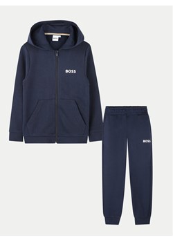 Boss Dres J51136 S Granatowy Regular Fit ze sklepu MODIVO w kategorii Dresy chłopięce - zdjęcie 182699914