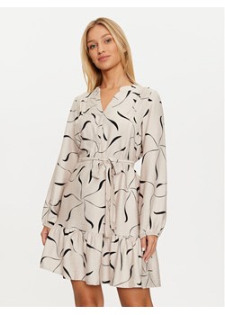 Vero Moda Sukienka codzienna Jessi 10317440 Beżowy Regular Fit ze sklepu MODIVO w kategorii Sukienki - zdjęcie 182699933