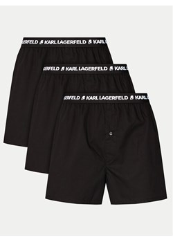 KARL LAGERFELD Komplet 3 par bokserek 221M2134 Czarny ze sklepu MODIVO w kategorii Majtki męskie - zdjęcie 182700124