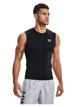 Under Armour Koszulka techniczna HeatGear® 1361522 Czarny Slim Fit ze sklepu MODIVO w kategorii T-shirty męskie - zdjęcie 182700253