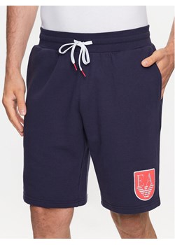 Emporio Armani Underwear Szorty sportowe 111004 3R573 48336 Granatowy Regular Fit ze sklepu MODIVO w kategorii Spodenki męskie - zdjęcie 182700272
