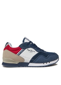 Pepe Jeans Sneakersy London Urban B PBS40002 Granatowy ze sklepu MODIVO w kategorii Buty sportowe dziecięce - zdjęcie 182700321