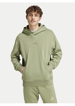 adidas Bluza ALL SZN French Terry IY4156 Zielony Loose Fit ze sklepu MODIVO w kategorii Bluzy męskie - zdjęcie 182700334