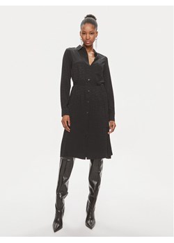 Pinko Sukienka koszulowa Alicia 100126 A01P Czarny Regular Fit ze sklepu MODIVO w kategorii Sukienki - zdjęcie 182700360