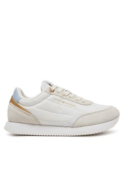 Tommy Hilfiger Sneakersy Essential Runner FW0FW08332 Biały ze sklepu MODIVO w kategorii Buty sportowe damskie - zdjęcie 182700520