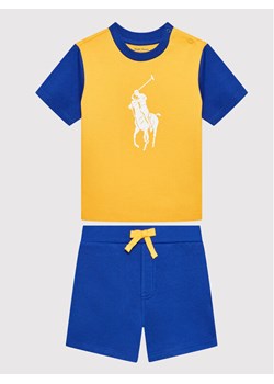 Polo Ralph Lauren Komplet t-shirt i szorty sportowe 320870789001 Kolorowy Regular Fit ze sklepu MODIVO w kategorii Komplety niemowlęce - zdjęcie 182700741