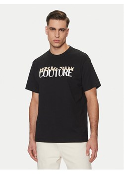 Versace Jeans Couture T-Shirt 78GAHE06 Czarny Regular Fit ze sklepu MODIVO w kategorii T-shirty męskie - zdjęcie 182700750