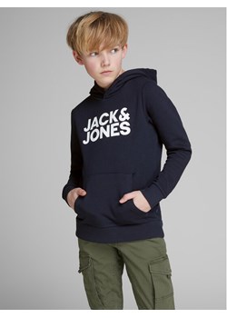 Jack&Jones Junior Bluza 12152841 Granatowy Regular Fit ze sklepu MODIVO w kategorii Bluzy chłopięce - zdjęcie 182700780