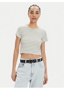 ONLY T-Shirt Anits 15253651 Écru Regular Fit ze sklepu MODIVO w kategorii Bluzki damskie - zdjęcie 182700843