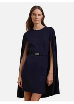 LAUREN RALPH LAUREN Sukienka koktajlowa 253963624002 Granatowy Slim Fit ze sklepu MODIVO w kategorii Sukienki - zdjęcie 182701012