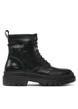 KARL LAGERFELD Kozaki KL11260 Czarny ze sklepu MODIVO w kategorii Buty zimowe męskie - zdjęcie 182701021