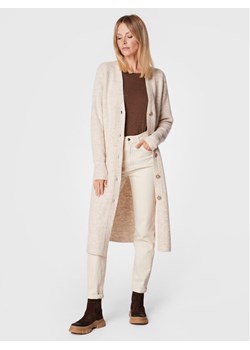 Marc O'Polo Kardigan 208 6051 61339 Beżowy Relaxed Fit ze sklepu MODIVO w kategorii Swetry damskie - zdjęcie 182701071